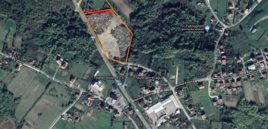 Građevinsko zemljište 19,900 m2 – Tunjice