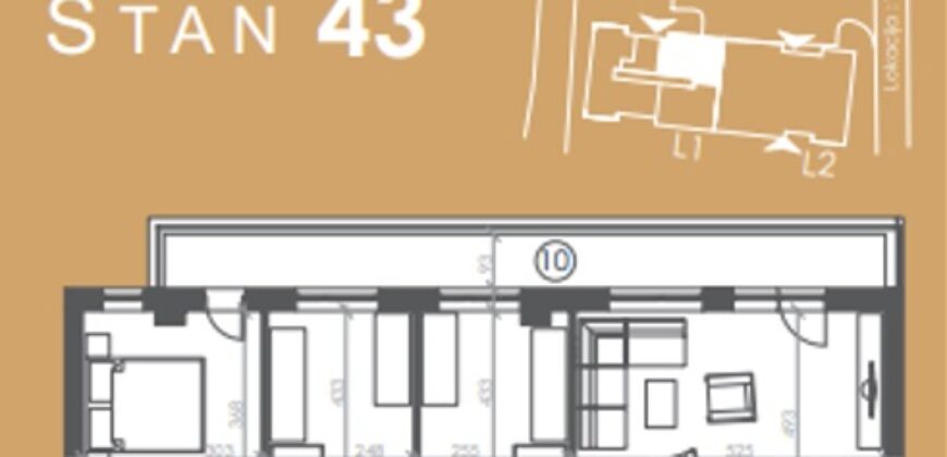 Četvorosoban stan 92,84 m2 – Starčevica