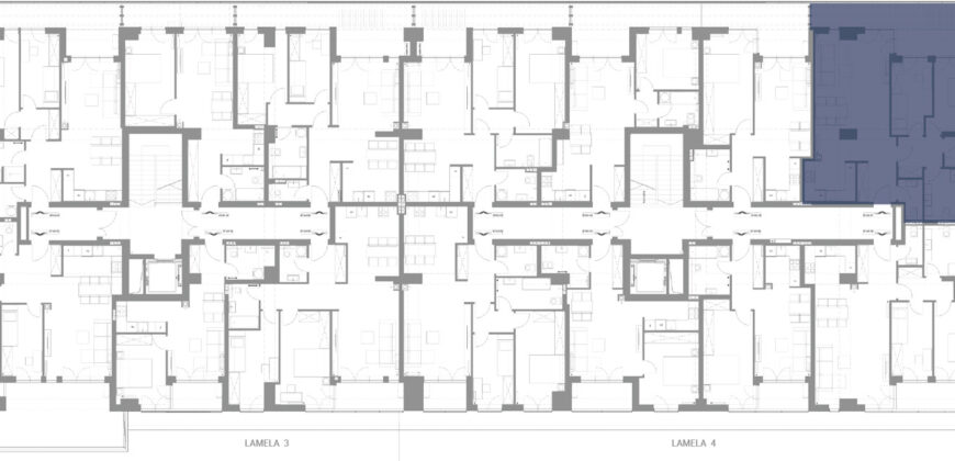 Trosoban stan 88,93 m2 – Centar (Palata)