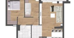 Trosoban stan 74,44 m2 – Centar (Palata)