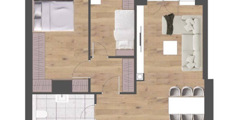 Trosoban stan 78,92 m2 – Centar (Palata)