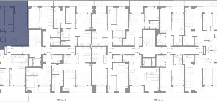 Trosoban stan 78,92 m2 – Centar (Palata)