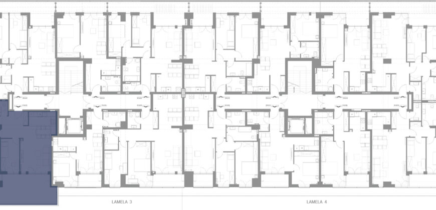 Trosoban stan 82,49 m2 – Centar (Palata)