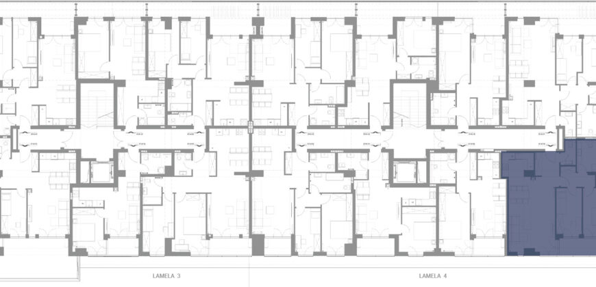 Trosoban stan 85,55 m2 – Centar (Palata)