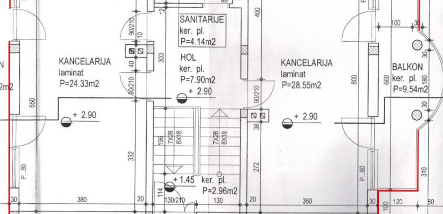 Poslovni objekat 228 m2 – Čaire