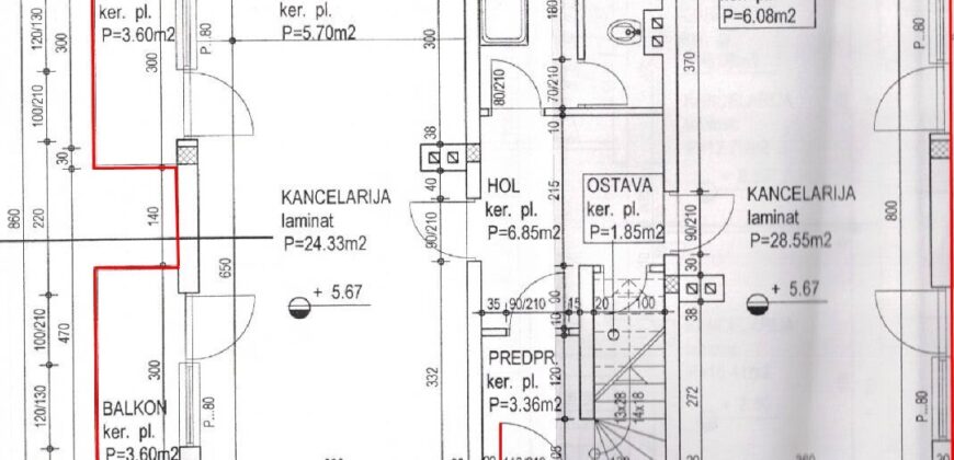 Poslovni objekat 228 m2 – Čaire