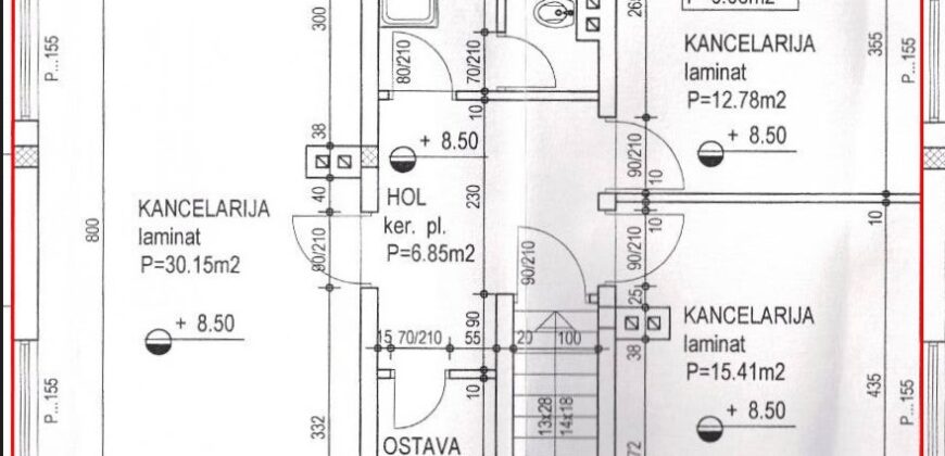 Poslovni objekat 228 m2 – Čaire
