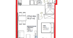 Dvosoban stan 55,27 m2 – Naselje Park