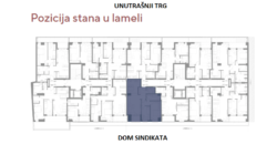 Dvosoban stan 61,87 m2 – Centar (Palata)