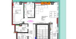 Konforan trosoban stan 102,49 m2 – Centar (Palata)