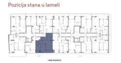 Trosoban stan 83,48 m2 – Centar (Palata)