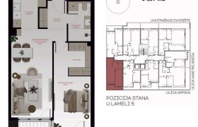 Dvosoban stan 54,97 m2 – Centar
