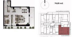 Trosoban stan 74,85 m2 – Centar