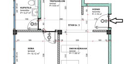 Dvosoban stan 45 m2 – Kozarska Dubica