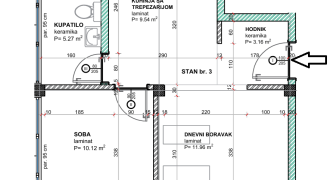 Dvosoban stan 45 m2 – Kozarska Dubica