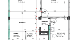 Dvosoban stan 44,92 m2 – Kozarska Dubica