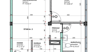 Dvosoban stan 44,92 m2 – Kozarska Dubica