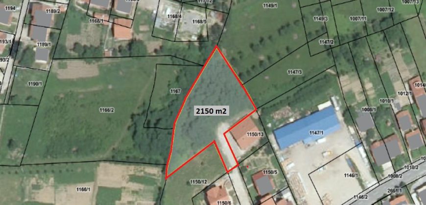 Zemljište 2150 m2 – Petrićevac