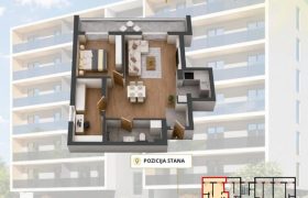 Trosoban stan 58,34 m2 – Gradiška