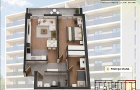 Trosoban stan 61,84 m2 – Gradiška