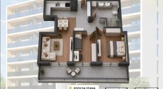 Trosoban stan 62,49 m2 – Gradiška