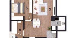 Trosoban stan 58,34 m2 – Gradiška