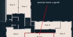 Dvosoban stan 45,56 m2 – Borik