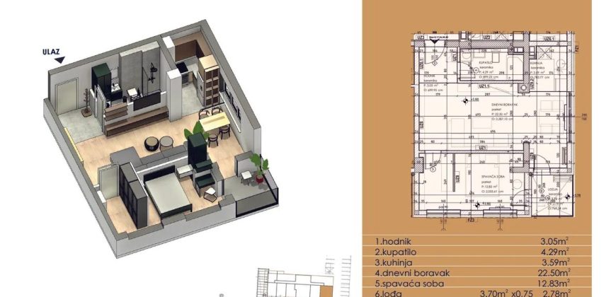 Stambeni objekat (stanovi u izgradnji) – Borik