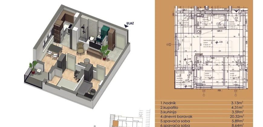 Stambeni objekat (stanovi u izgradnji) – Borik