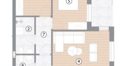 Trosoban stan 65,00 m2 – Borik