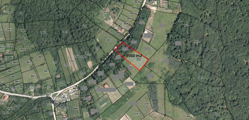 Zemljište sa šumom 3550 m2 – Gornja Česma