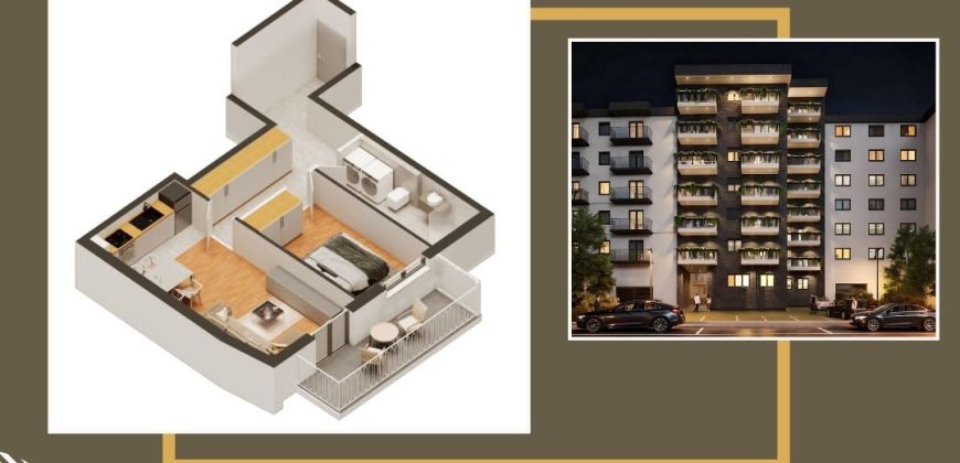 Dvosoban stan 58,43 m2 – Budžak