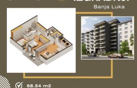 Trosoban stan 68,54 m2 – Budžak