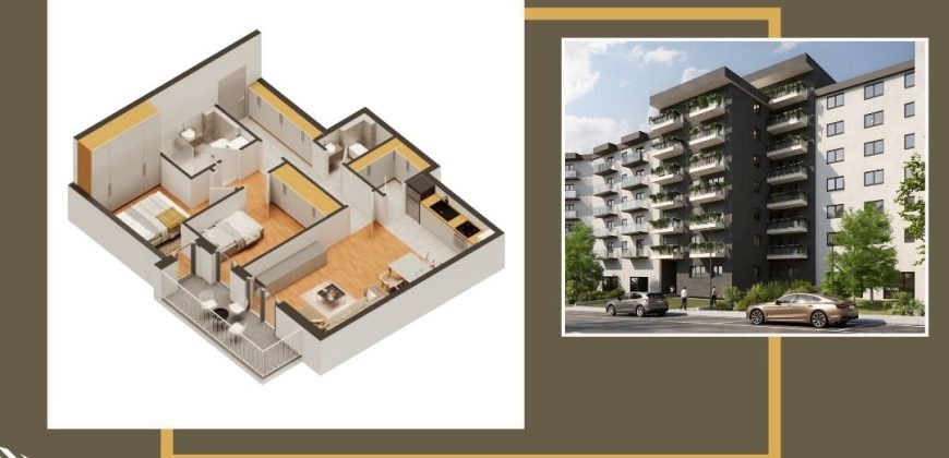 Trosoban stan 68,54 m2 – Budžak
