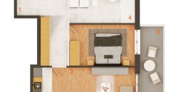 Dvosoban stan 58,43 m2 – Budžak