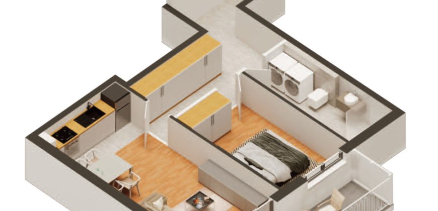 Dvosoban stan 58,43 m2 – Budžak