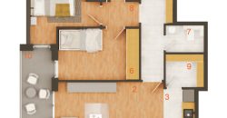 Trosoban stan 68,54 m2 – Budžak