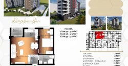Dvosoban stan 46,34 m2 – Starčevica