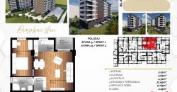 Dvosoban stan 46,34 m2 – Starčevica