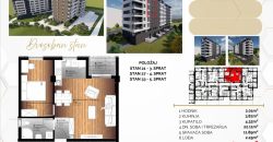 Dvosoban stan 46,40 m2 – Starčevica