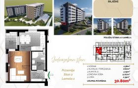 Jednosoban stan 30,80 m2 – Starčevica