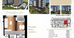 jednosoban stan 31,18 m2 – Starčevica