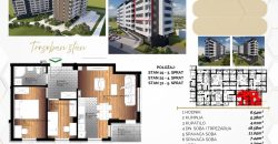 Trosoban stan 55,70 m2 – Starčevica