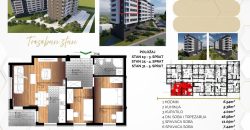 Trosoban stan 55,70 m2 – Starčevica