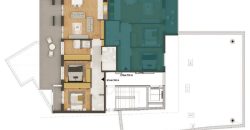 Trosoban stan 63,19 m2 – Budžak