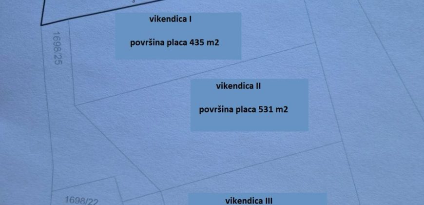 Vikendica 60 m2 sa zemljištem 435 m2 – Jagare
