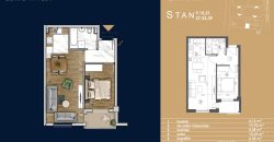 Dvosoban stan 43,76 m2 – Starčevica