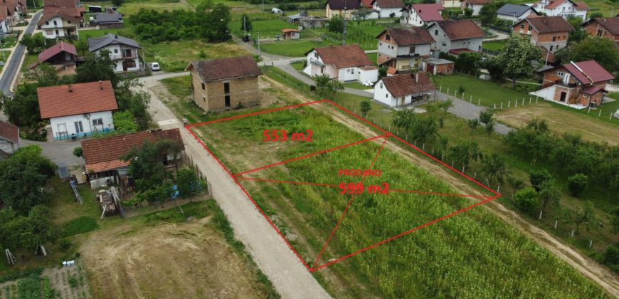 Plac 553 m2- Jablan