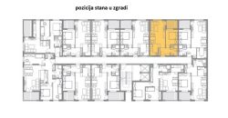 Dvosoban stan 41,88 m2 – Naselje Mjesec