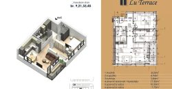 Trosoban stan 52,22 m2 – Budžak